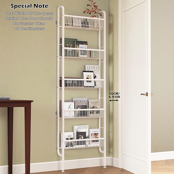 Narrow Pantry & Spice Rack Organizer for Kitchen and Bedroom