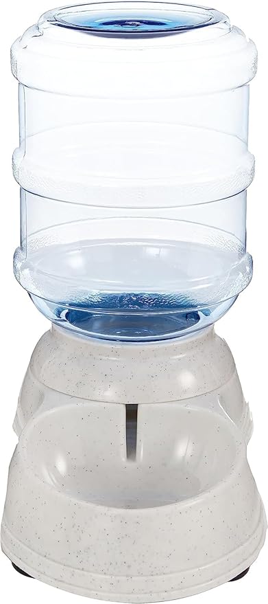 Gravity Pet Water Dispenser for Cats and Dogs, 135 oz Capacity, Small, Gray