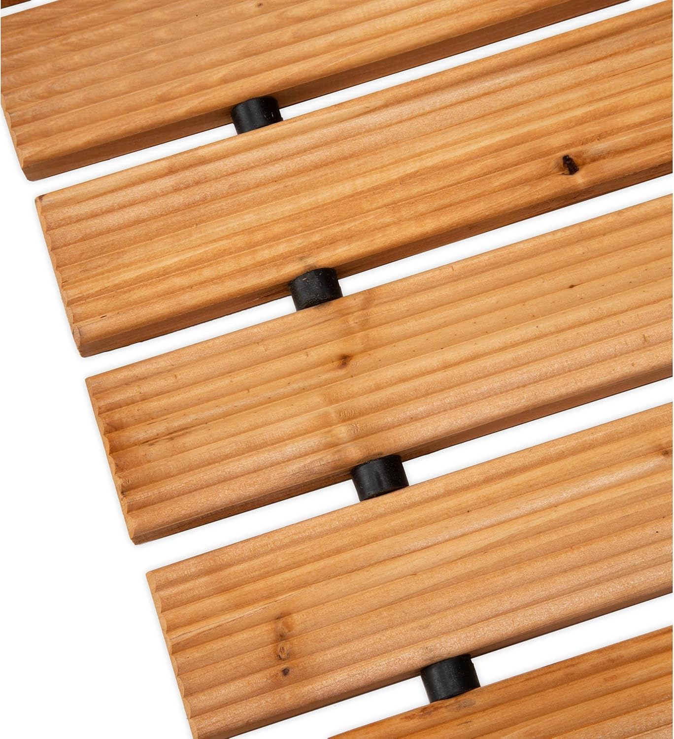 8-Ft Wooden Rollout Garden Pathway – Weather-Resistant Cedar Walkway for Outdoor Landscaping, Lawn & Patio