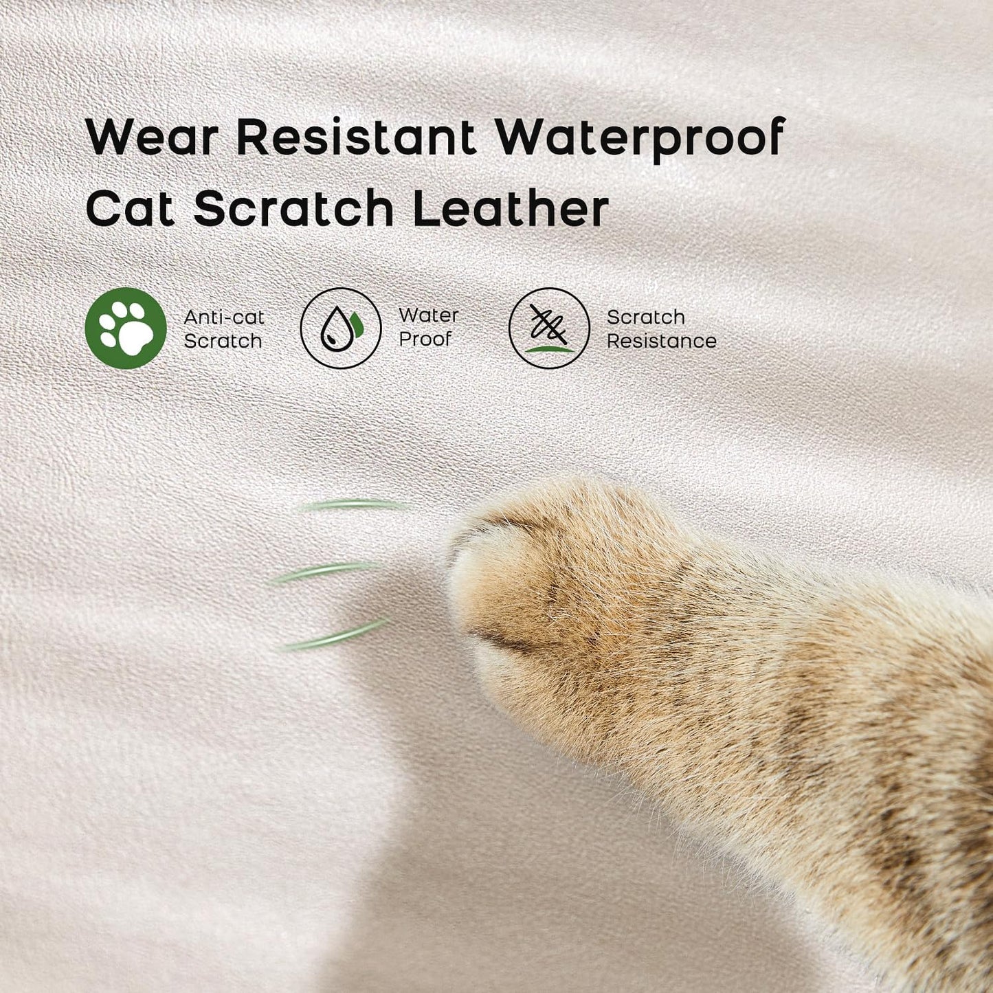 ChatGPT said: Adjustable Swivel Desk Chair with Armrests & Wheels – PU Leather Vanity Office Chair, Cream White