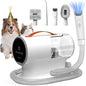 Dog Grooming Vacuum Kit, 12000Pa Strong Pet Hair Vacuum for Shedding & Grooming, Quiet with 2L Large Capacity