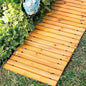 8-Ft Wooden Rollout Garden Pathway – Weather-Resistant Cedar Walkway for Outdoor Landscaping, Lawn & Patio