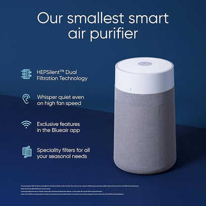 Air Purifier for Small Rooms and Bedrooms, Cleans 926 Sq Ft, HEPASilent Filter for Pets, Allergies, Dust, Smoke, and Mold