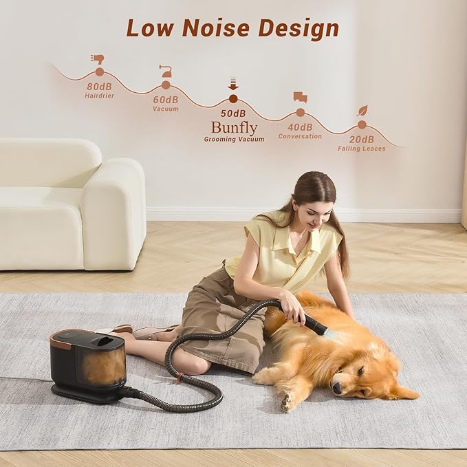 ChatGPT said:  Powerful Dog Grooming Vacuum Kit – 13,000Pa Suction, 99% Hair Removal, 3.5L Dust Capacity, 16 Grooming Tools for Home Pets