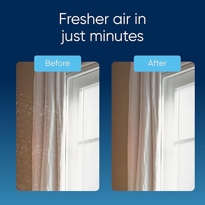 Air Purifier for Small Rooms and Bedrooms, Cleans 926 Sq Ft, HEPASilent Filter for Pets, Allergies, Dust, Smoke, and Mold