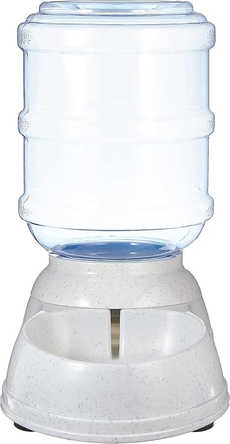 Gravity Pet Water Dispenser for Cats and Dogs, 135 oz Capacity, Small, Gray