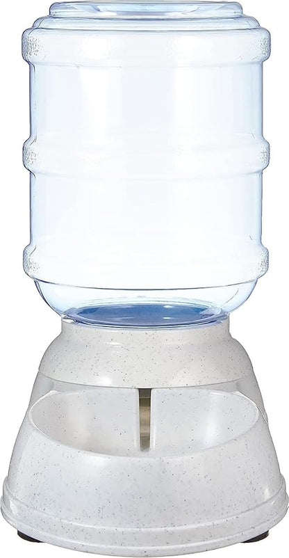 Gravity Pet Water Dispenser for Cats and Dogs, 135 oz Capacity, Small, Gray