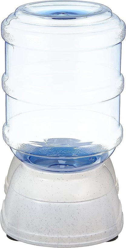 Gravity Pet Water Dispenser for Cats and Dogs, 135 oz Capacity, Small, Gray
