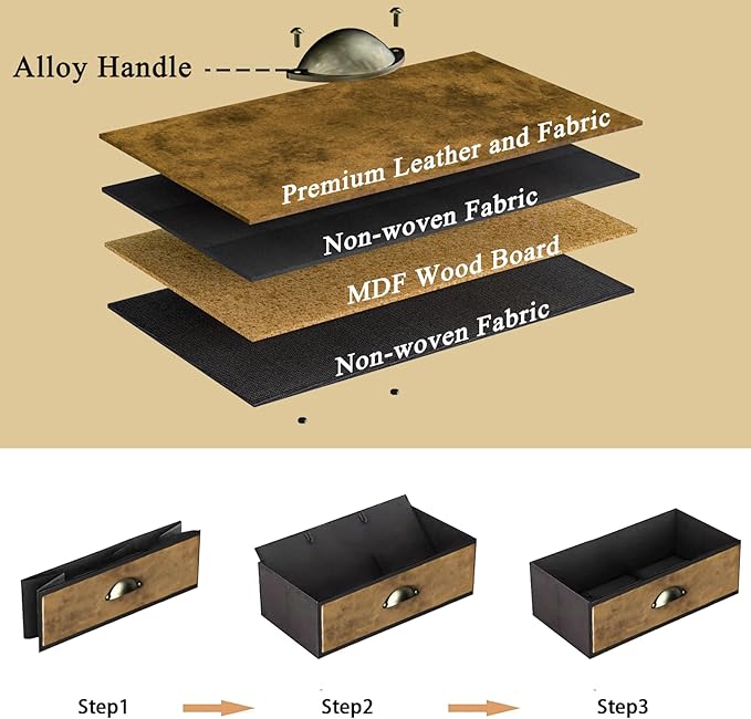 3-Tier Coffee Bar Cabinet with Drawer and Wheels – Farmhouse Kitchen Station
