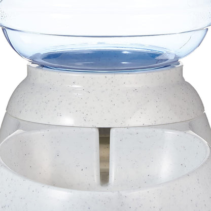 Gravity Pet Water Dispenser for Cats and Dogs, 135 oz Capacity, Small, Gray