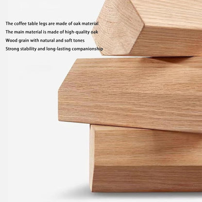 Modern Glass Coffee Table – Abstract Round Tea Table for Living Room, Black-Gray, 32.6