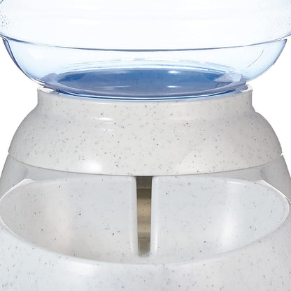 Gravity Pet Water Dispenser for Cats and Dogs, 135 oz Capacity, Small, Gray