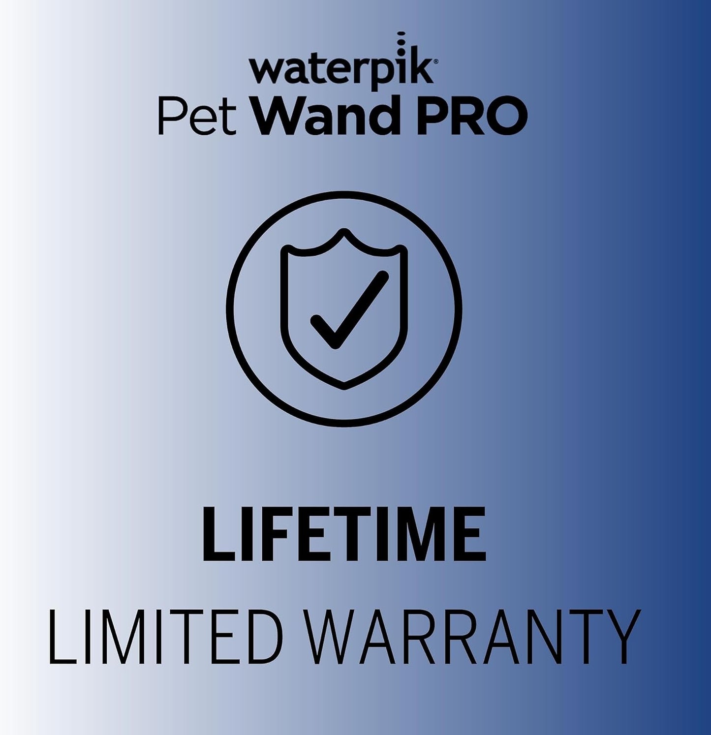 Pet Wand Pro Dog Shower Attachment with 8-Foot Hose – Fast & Easy Bathing, Indoor/Outdoor, Blue/Grey