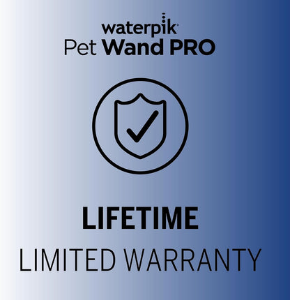 Pet Wand Pro Dog Shower Attachment with 8-Foot Hose – Fast & Easy Bathing, Indoor/Outdoor, Blue/Grey