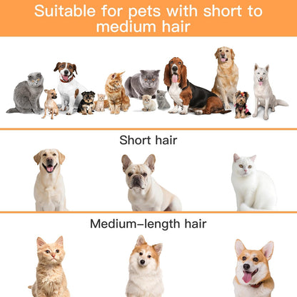 Dog Grooming Vacuum Kit, 12000Pa Strong Pet Hair Vacuum for Shedding & Grooming, Quiet with 2L Large Capacity