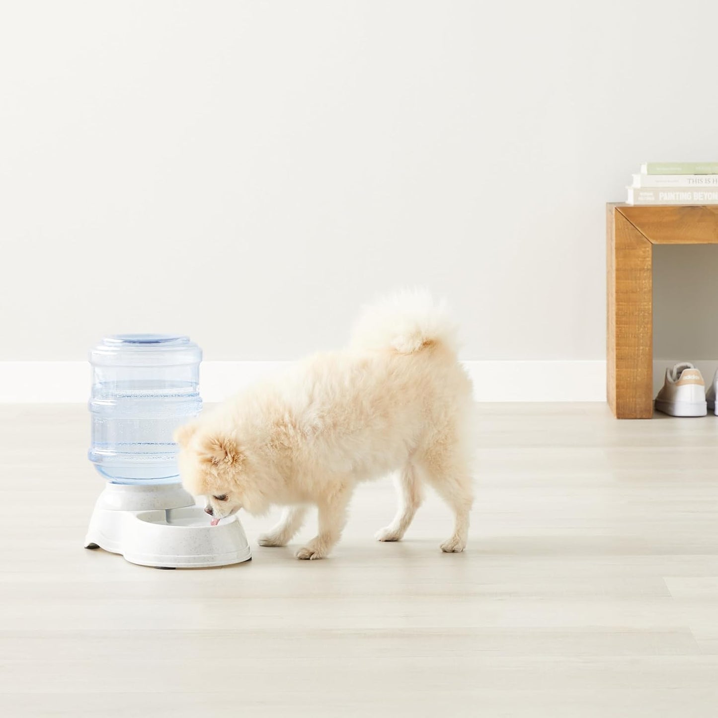 Gravity Pet Water Dispenser for Cats and Dogs, 135 oz Capacity, Small, Gray