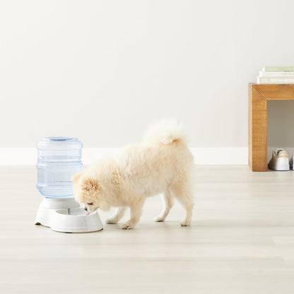 Gravity Pet Water Dispenser for Cats and Dogs, 135 oz Capacity, Small, Gray